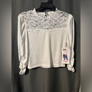 White Lace Women's Top
